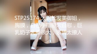 STP25174 大眼长发美御姐，胸膜，自己手指掰穴自慰，巨乳奶子乳晕很大，表情太撩人