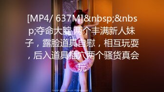 [MP4/ 637M]&nbsp;&nbsp;夺命大腚 两个丰满新人妹子，露脸道具自慰，相互玩耍，后入道具插穴两个骚货真会玩