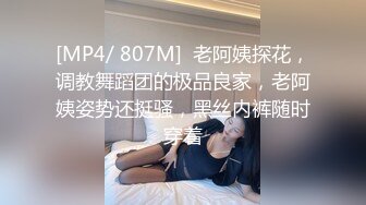 [MP4/ 807M]  老阿姨探花，调教舞蹈团的极品良家，老阿姨姿势还挺骚，黑丝内裤随时穿着